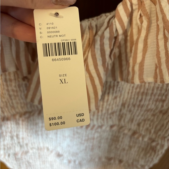 Anthropologie Seersucker Tank - Picture 4 of 4